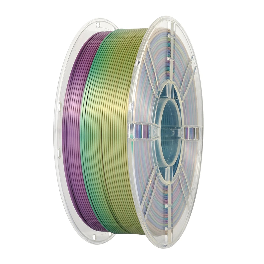 KINGROON Newest Colour 3D Printer Filament PLA Silk Rainbow Multicolor Gradient Printing Consumables 1.75mm 1kg Plastic Spool