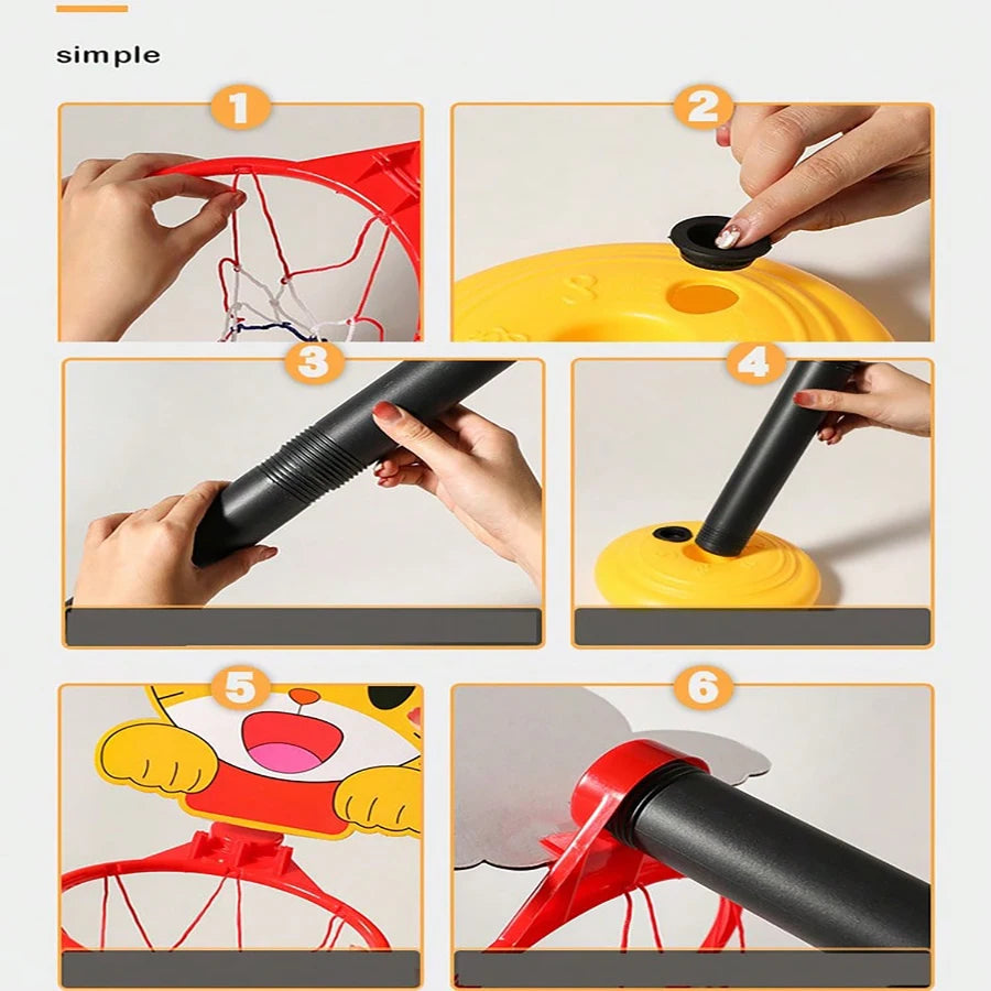 Mini Basketball Hoop indor for Kids- Wall- Mounted Basketball Set With Ball -Fun Sport Toy for toddler and Children 3+/ Mini panier de basket intérieur avec ballon cadeau idéal pour garçon de 3 ans