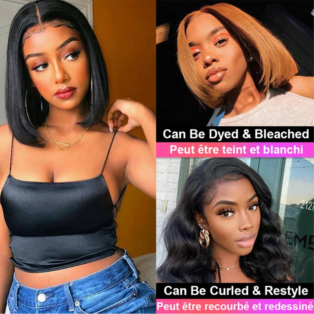 ---
Titre (EN/FR)
EN: 13x4 Bob Wig Lace Front – Peruvian Human Hair, Reddish Brown #33, Straight Style, 150% Density
FR: Perruque Bob 13x4 Lace Front – Cheveux Humains Péruviens, Brun Roussâtre #33, Lisse, Densité 150