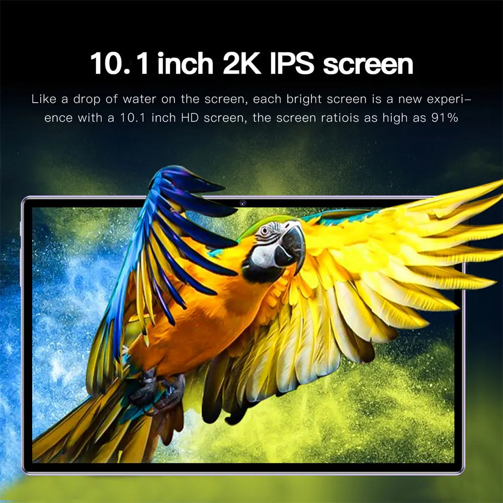New P60 Pro 10.1inch HD Screen Original 5G Dual Sim Tablet Android 14 kids Tablet 20000mAh Tab Tablets PC With keyboard Laptop