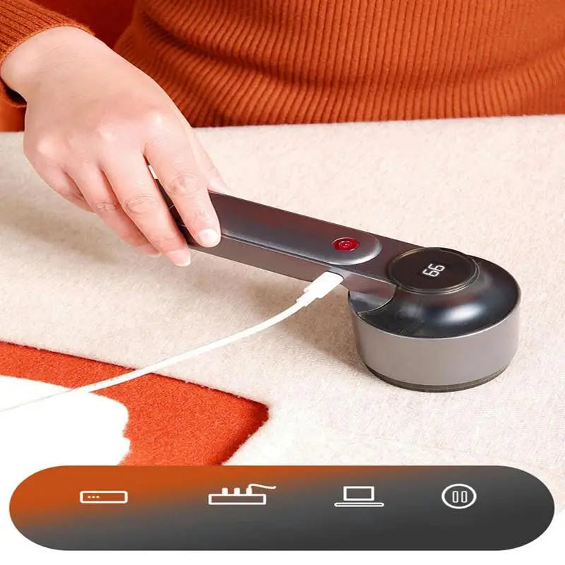 Electric Lint Remover for Clothing Sweater Fabric Shaver Hair Ball Trimmer Anti Pilling Razor Coat Rechargeable Plush Remover