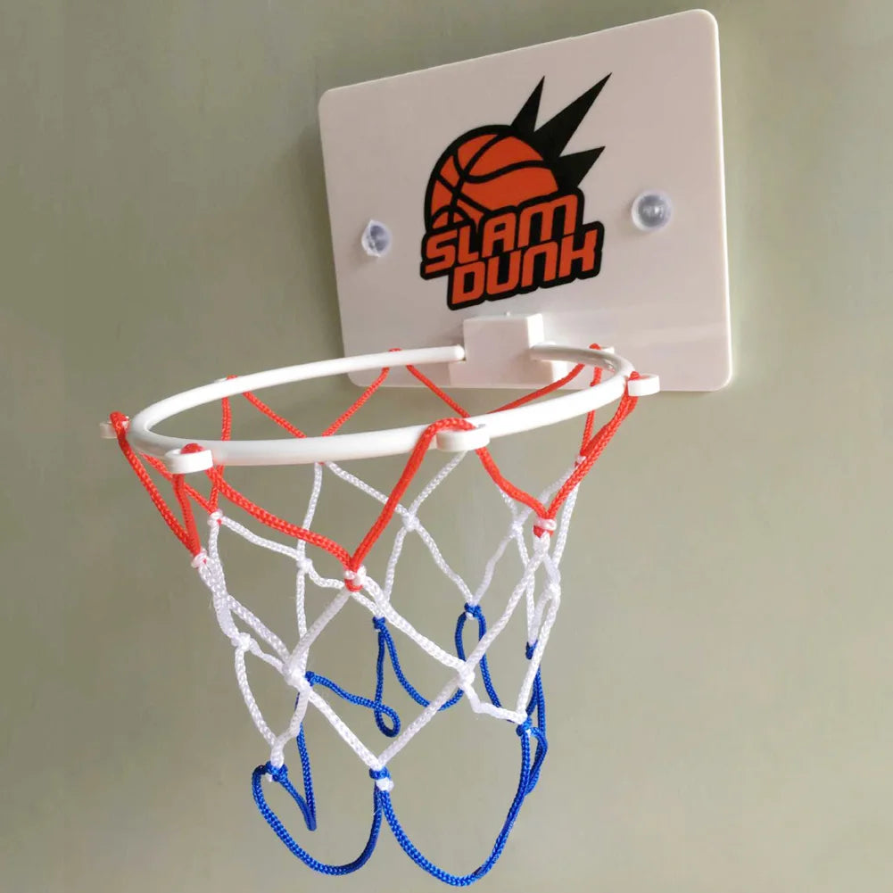 Mini Basketball Hoop Set Kids Sport Games with 1 Ball and 1 Inflatable Pump Portable Basketball Hoop for Kids and Adults